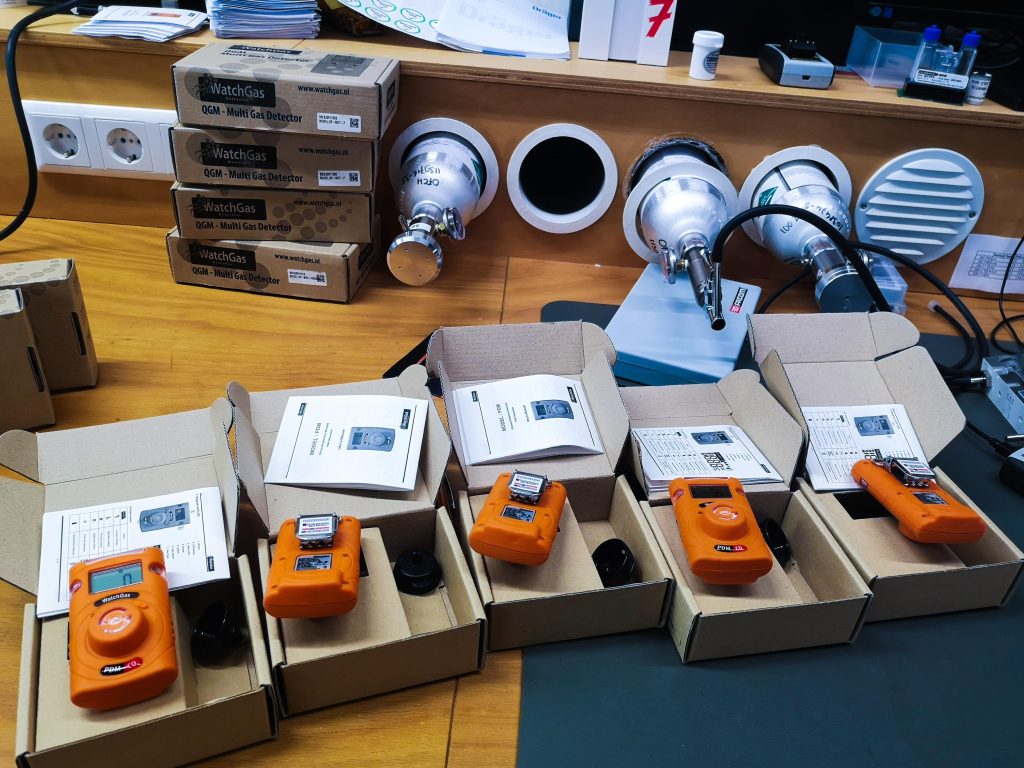 Moderne gasdetector en gasdetectieapparatuur voor industriële veiligheid en gasdetectie